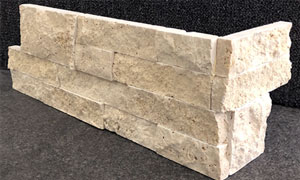 Travertine Linen Walling Corner